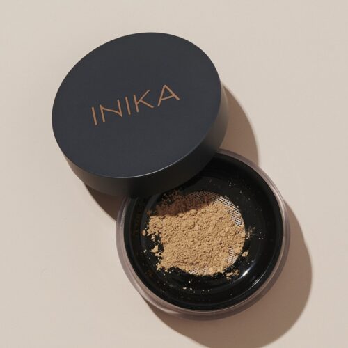 INIKA Loose Mineral Foundation SPF 25 Nurture – natürliche, vegane Mineralfoundation mit Sonnenschutz für einen makellosen Teint