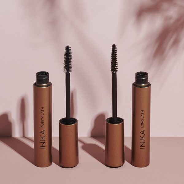 INIKA Purity Lash Mascara Black – vegane Bio-Mascara mit 71% zertifizierten Inhaltsstoffen für empfindliche Augen