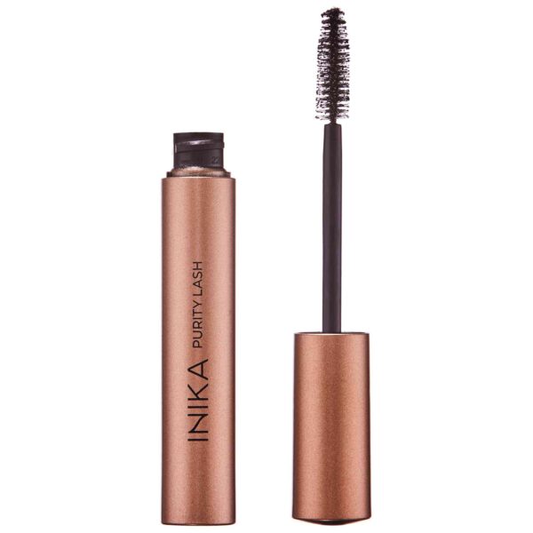INIKA Purity Lash Mascara Black – vegane Bio-Mascara mit 71% zertifizierten Inhaltsstoffen für empfindliche Augen